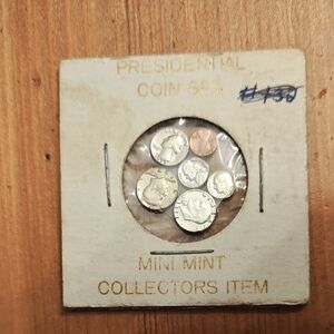 Mini Mint Presidential Coin Set